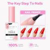 Makartt Nail Primer & Déshydrateur d'Ongles : Base Gel Longue Tenue pour Vernis Gel