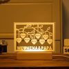 Veilleuse Arbre Généalogique Personnalisable - Cadeau Unique pour Maman et Grand-Mère