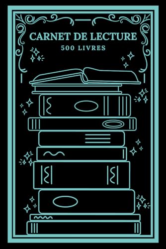 Carnet de Lecture Design 1 - Suivi de 500 Livres