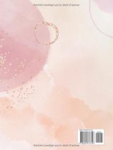 Livre de Compte Auto Entrepreneur: Cahier de Comptabilité Recette Dépense Facile, Couverture Fleur Rose Doré