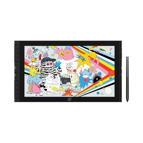 XPPen Artist 16 3rd Gen : Tablette Graphique 15.4" Full HD, Stylet X4 16K Niveaux, Molette X-Dial, 8 Raccourcis, Support Inclus - Compatible Windows, macOS, Android, ChromeOS, Linux