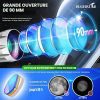 Télescope Astronomique Professionnel 90mm 900mm Réfracteur Portable avec Trépied et Adaptateur Smartphone pour Enfants et Débutants
