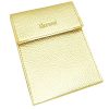 Porte-chéquier Charmoni Long en Cuir Vachette - Compact, Pliant, 3 Emplacements Cartes