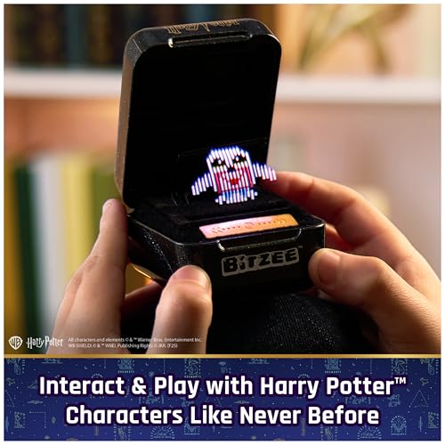 Bitzee Monde des Sorciers Harry Potter : Votre Personnage Interactif avec 20 Figurines 3D à Toucher, Sons et Jeux - Jouet Enfant dès 5 ans