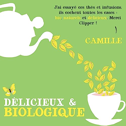 CLIPPER Coffret Découverte Thé Bio - 6 Saveurs Uniques, 60 Sachets - L'Essentiel du Thé Naturel et Éthique