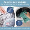 melu kids® Étiquettes Autocollantes Personnalisées - Créatures Magiques - Idéales pour Vêtements et Objets - Lavables en Machine - Sans Repassage