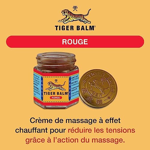 Baume du Tigre Rouge 30g : Soin chauffant pour sportifs et tensions musculaires