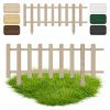 Floranica Clôture de Jardin Décorative en Bois de Pin - 20 cm x 100 cm, Non Traité
