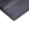 HISCOW Couverture de Chéquier Minimaliste en Cuir Pleine Fleur Italien