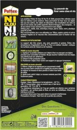 Pattex Ni Clou Ni Vis Fix & Défix : Pastilles adhésives puissantes et repositionnables pour toutes surfaces