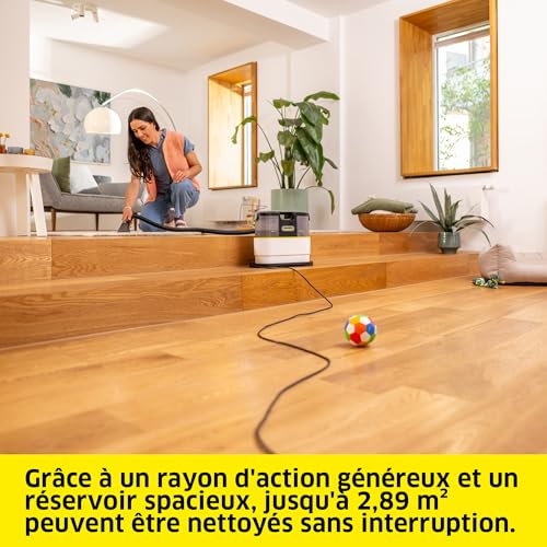 Kärcher SE 2 Spot Care : Détacheur Compact et Puissant pour Nettoyage Ciblé des Tissus d'Ameublement et Sièges de Voiture