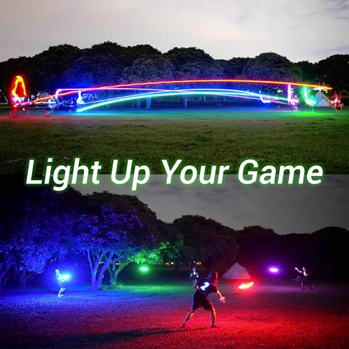 TOSY Disque Volant Lumineux RGB 175g - Cadeau Idéal pour Toutes Occasions