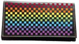 Syl'la Compagnon Tout-en-Un : Porte-chéquier Noir en Simili Cuir Personnalisable avec Motifs