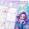 JoyCat Livre de coloriage à l'eau pour tout-petits 3-8 ans - Kit aquarelle créatif et éducatif