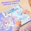JoyCat Livre de coloriage à l'eau pour tout-petits 3-8 ans - Kit aquarelle créatif et éducatif
