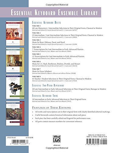 Essential Keyboard Duets Vol. 8 : 45 Teacher/Student Selections for Piano - 4 Hands