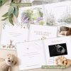 Lanpn Livre d'or Baby Shower Complet avec Stylo Doré - Album Souvenirs & Prédictions Bébé