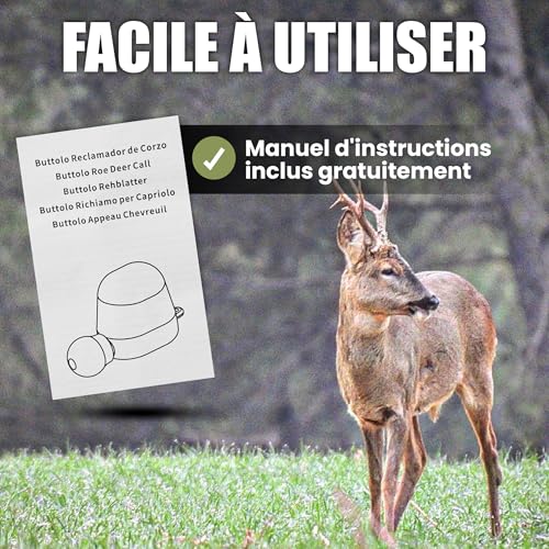 Appeau Chevreuil Buttolo Original : Attirez Efficacement le Gibier en Plein Air