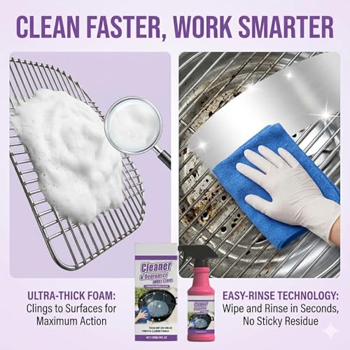 Nettoyant Dégraissant Puissant pour Barbecue et Cuisine - Spécial Graisse Incrustée (2 pcs)