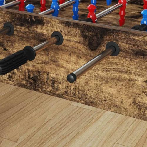 vidaXL Bouchons de Table de Baby-Foot 10 pcs Noir - Accessoire pour Salle de Jeux