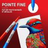 Sharpie Marqueurs Indélébiles Pointe Fine Noir - Pochette de 12