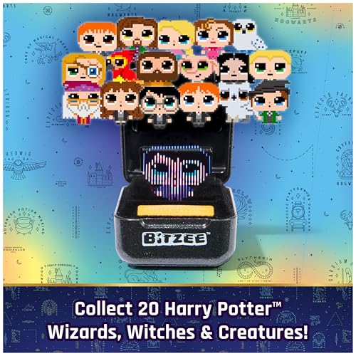 Bitzee Monde des Sorciers Harry Potter : Votre Personnage Interactif avec 20 Figurines 3D à Toucher, Sons et Jeux - Jouet Enfant dès 5 ans