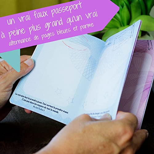 Passeport pour la Retraite : Livre d'Or Original pour Collègue - Cadeau Pot de Départ Inoubliable