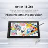 XPPen Artist 16 3rd Gen : Tablette Graphique 15.4" Full HD, Stylet X4 16K Niveaux, Molette X-Dial, 8 Raccourcis, Support Inclus - Compatible Windows, macOS, Android, ChromeOS, Linux