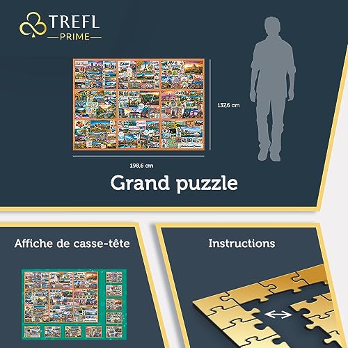 Trefl Prime UFT Puzzle - The Journey of Thousand Miles, 13500 Pièces, Bio, Collage, Divertissement Créatif pour Adultes et Enfants dès 12 Ans