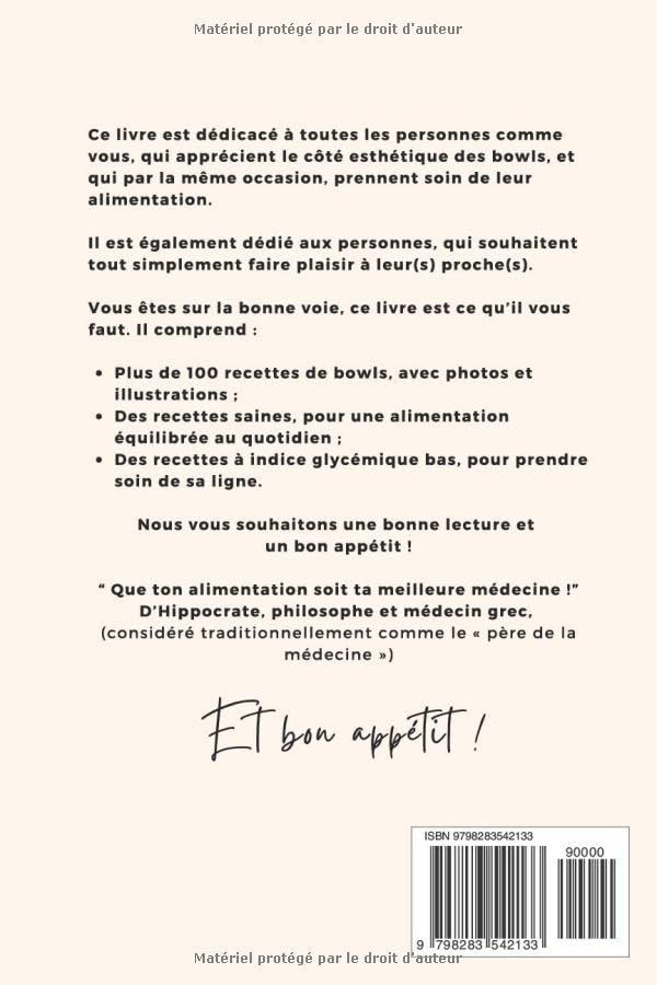 Le Guide Ultime des Bowls Healthy : Plus de 100 Recettes Équilibrées à Indice Glycémique Bas