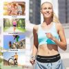 HAISSKY Ceinture de Course Étanche - Sac Banane Sport Multifonction pour Téléphone, Clés, Argent - Idéale pour Jogging, Gym, Voyages