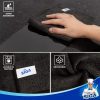 MR.SIGA 12 Chiffons Microfibre Ultra Doux Noir - Nettoyage Sans Rayures et Haute Absorption