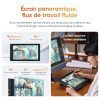 XPPen Artist 16 3rd (Édition 2026) - Tablette Graphique 15,4" avec Molette X-Dial, 8 Raccourcis, Stylet X4 16k Niveaux de Pression