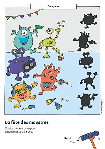 Cahier d'activités préscolaires : Devinettes, Casse-tête et Pensée Logique pour Enfants dès 4 ans