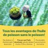 Omega 3 Vegan : Huile d'algues haute concentration DHA (400mg/capsule) - 60 capsules pour 2 mois - Alternative végétale au foie de morue