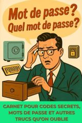 Mot de passe? Quel mot de passe?: Carnet pour codes secrets, mots de passe et autres informations essentielles