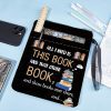 Housse de Livre Craspire en Tissu Lavable avec Fermeture Éclair et Poche Supplémentaire - Protection et Style pour Amateurs de Livres