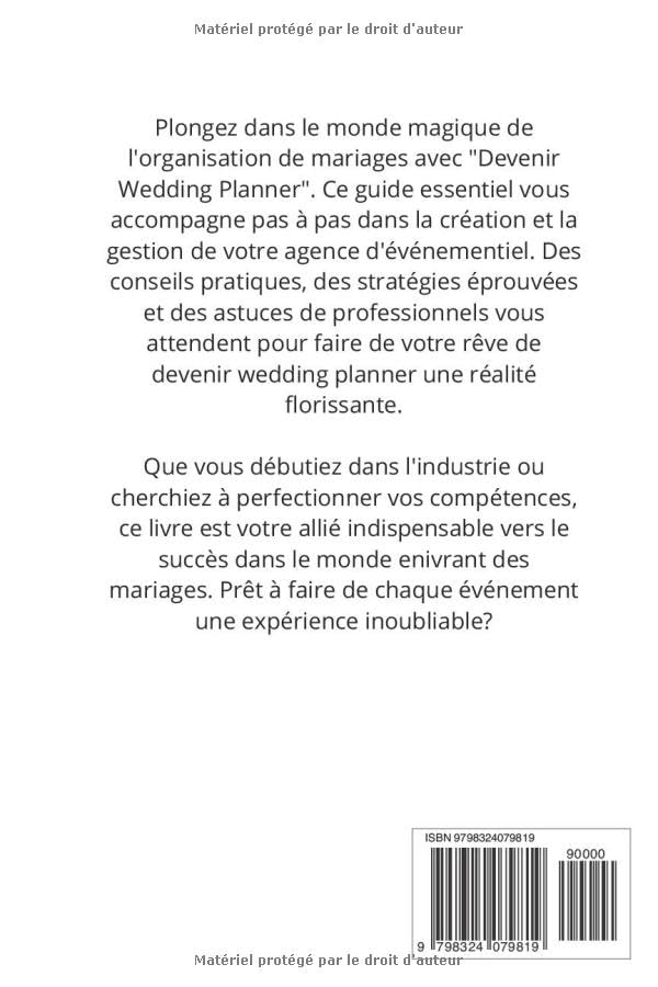 Devenir Wedding Planner : Lance ton Agence d'Organisation de Mariages ! Le Guide Essentiel pour Réussir.
