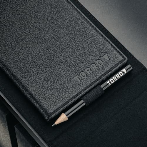 TORRO Porte-Carte de Score de Golf et Carnet de Parcours en Cuir Véritable - Maroquinerie de Luxe pour Golfeurs