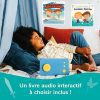 Lunii - Ma Fabrique à Histoires Bleue : Conteuse Interactive + Casque Audio + Coque + Histoires Incluses, 3-8 Ans, Fabriqué en France