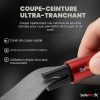 Marteau d'urgence pour Voiture - Brise-vitre et Coupe-Ceinture - Outil de Sauvetage Compact pour Sécurité Routière