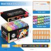 NICETY 180 Feutres Acryliques Pointe Pinceau Multi-Supports pour Artistes et Débutants