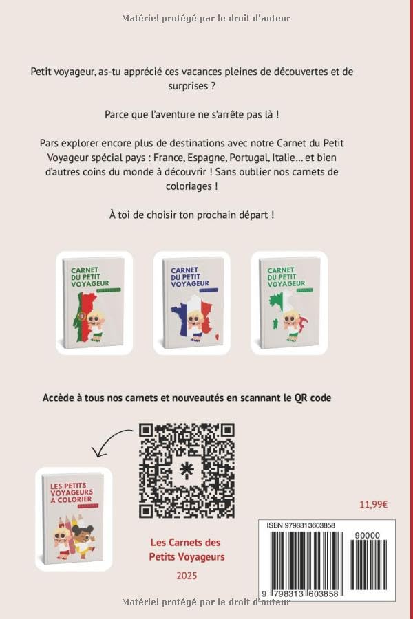 Espagne - Carnet du Petit Voyageur : Journal d'Activités Interactif pour Enfants de 6 à 10 Ans - Jeux, Souvenirs et Découvertes