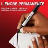 Sharpie Marqueurs Indélébiles Pointe Fine Noir - Pochette de 12