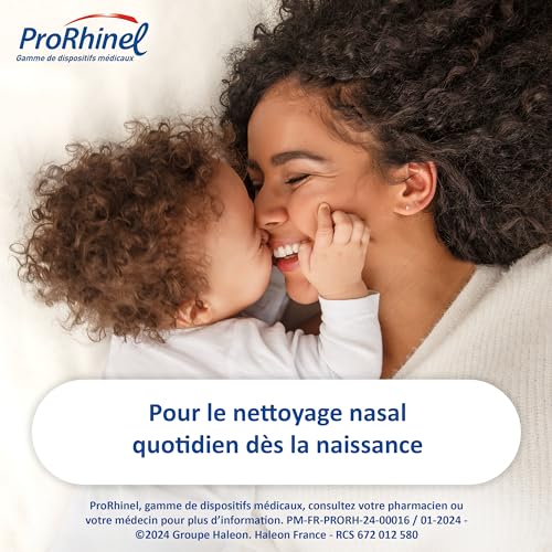 PRORHINEL - Embouts Jetables Souples pour Mouche-Bébé Manuel - Hygiène Nasale Bébé Dès la Naissance - Lot de 80 Embouts