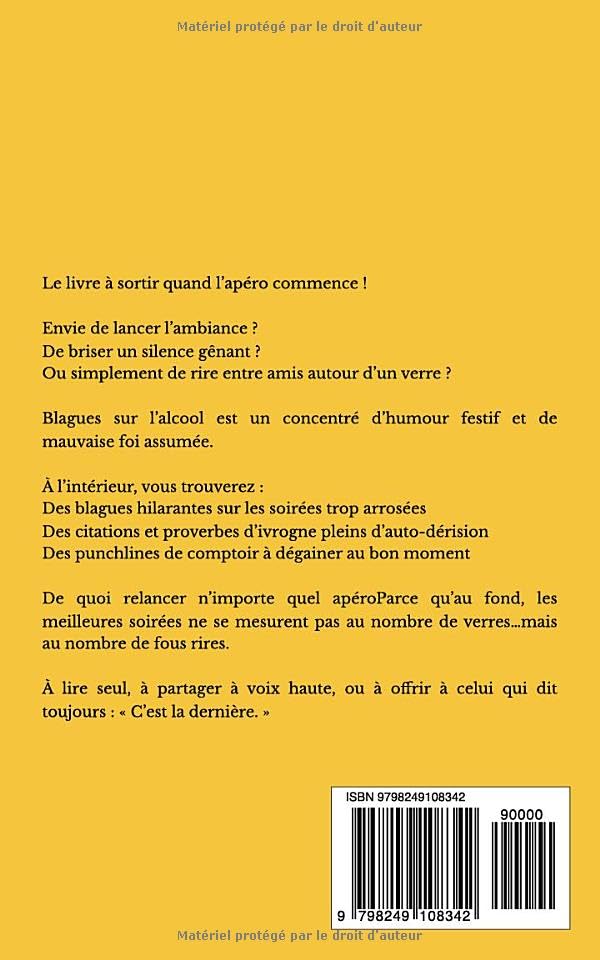 Blagues sur l'alcool : Les meilleures blagues, citations et punchlines pour des soirées mémorables entre amis