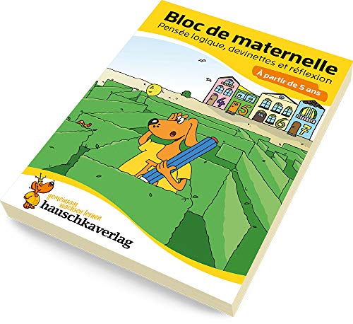 Cahier d'activités préscolaires : Devinettes, Casse-tête et Pensée Logique pour Enfants dès 4 ans