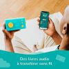 Lunii Ma Fabrique à Histoires Verte avec Coque Odile Jaune : Conteuse Interactive pour Enfants 3-8 Ans