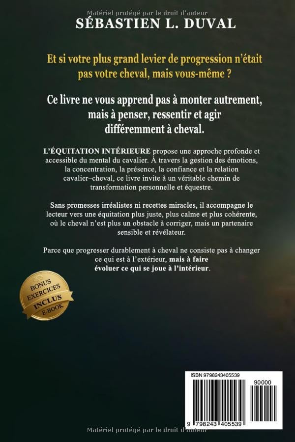 L’ÉQUITATION INTÉRIEURE : 6 Livres en 1 pour Développer le Mental du Cavalier et Progresser Durablement avec son Cheval