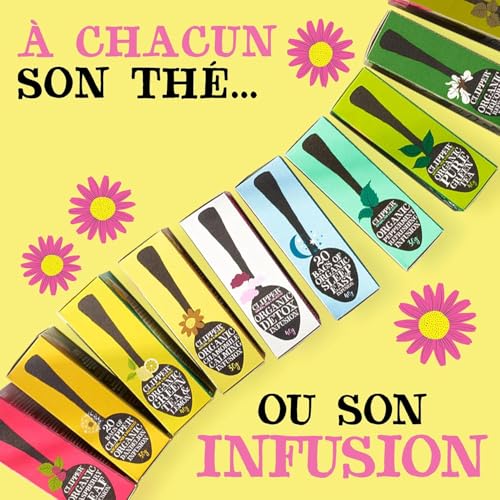 CLIPPER Coffret Découverte Bio : 60 Sachets de Thés et Infusions Naturels et Équitables